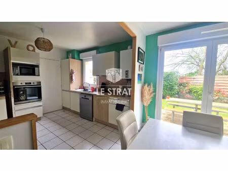 cabourg maison individuelle de 82 m²  3 chambres  garage et jardin