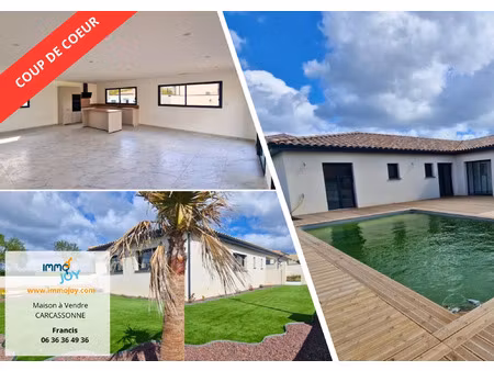 vente maison 5 pièces 145 m² carcassonne (11000)