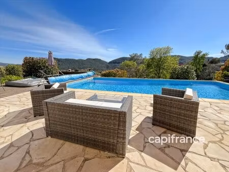 villa avec piscine - 6 pièces - bagnols en foret (83)