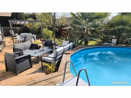 grande maison familiale de 240m2 avec jardin terrasse et piscine- ste radegonde■◊? grande 