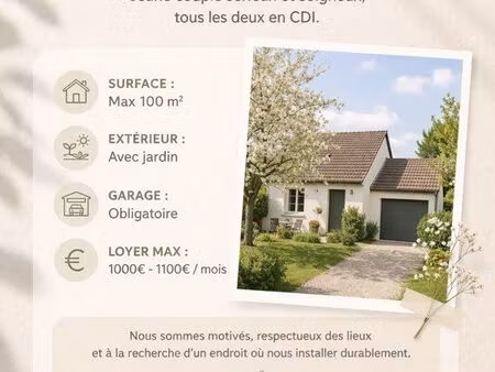 recherche maison à louer