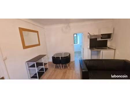 loue appart meublé f2 26m² plein pied