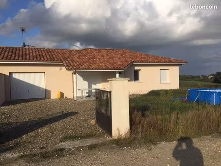 maison de 90 m² avec jardin de 1 500 m²