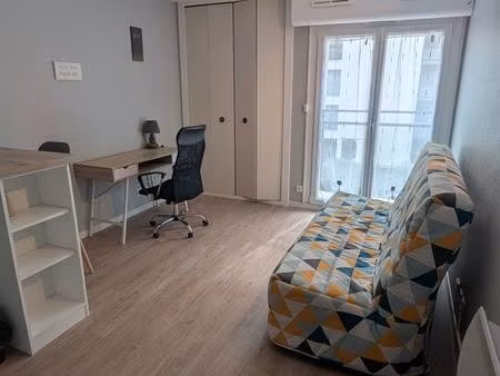 studio meublé brabois - parking couvert + cave