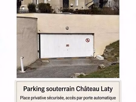 place de parking  garage fermé