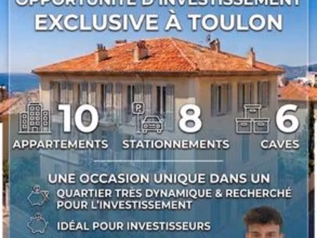 prestigieux immeuble de rapport en vente à toulon  provence-alpes-côte d'azur