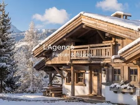 chalet de luxe en location à megève  france