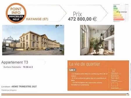 appartement de luxe de 2 chambres en vente à hayange  grand est