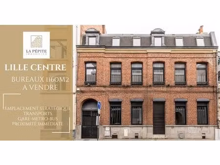 bureau de prestige de 1160 m2 en vente - lille  france