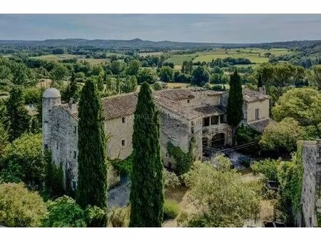 prestigieux château en vente uzès  occitanie