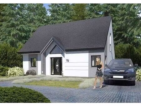 terrain avec maison neuve à vendre
