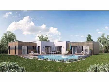 terrain avec maison neuve à vendre