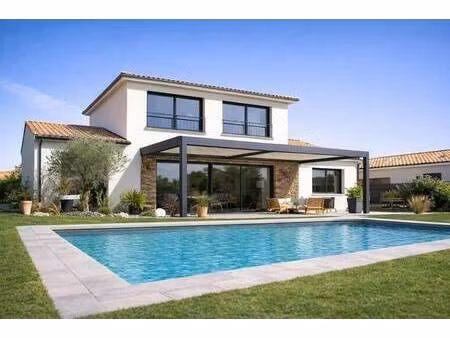 terrain avec maison neuve à vendre