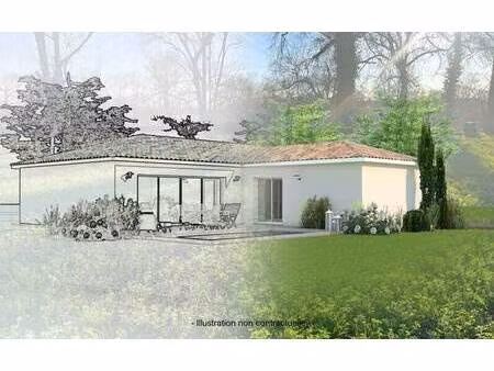 terrain avec maison neuve à vendre