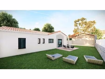 terrain avec maison neuve à vendre