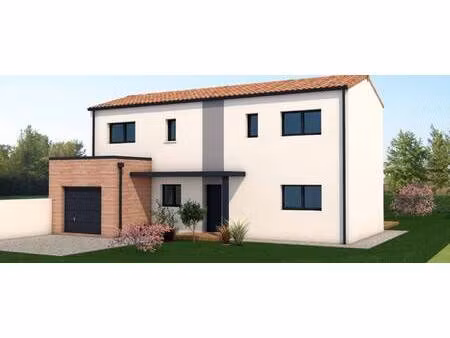 terrain avec maison neuve à vendre