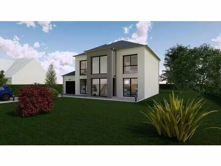 terrain avec maison neuve à vendre