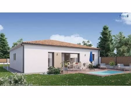 terrain avec maison neuve à vendre