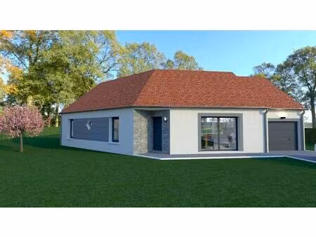 terrain avec maison neuve à vendre