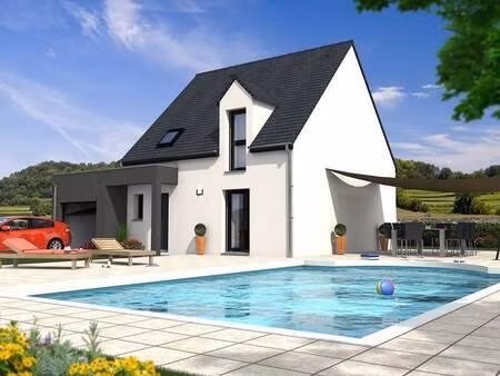 terrain avec maison neuve à vendre