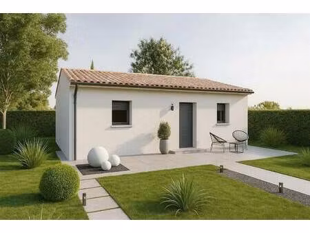 terrain avec maison neuve à vendre