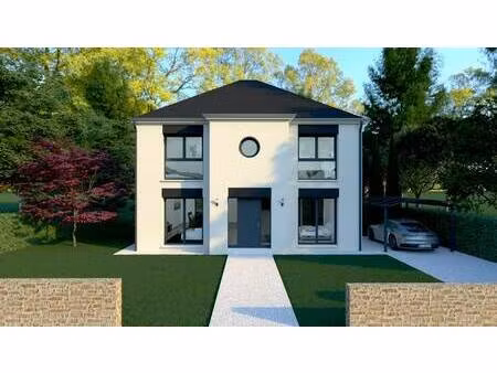 terrain avec maison neuve à vendre