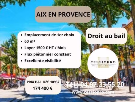 local commercial avec bail commercial