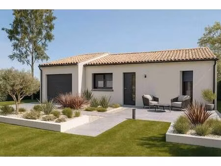 terrain avec maison neuve à vendre