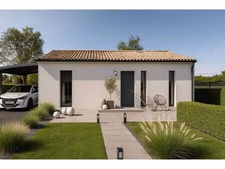 terrain avec maison neuve à vendre