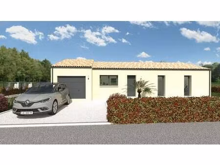 terrain avec maison neuve à vendre