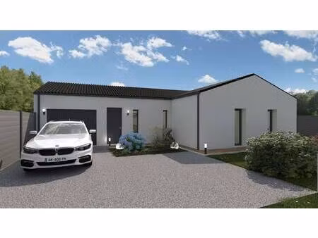 terrain avec maison neuve à vendre