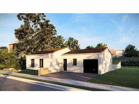 terrain avec maison neuve à vendre