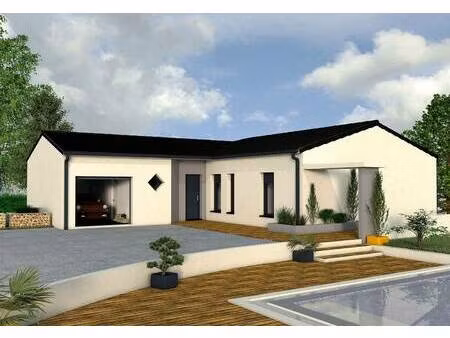 terrain avec maison neuve à vendre