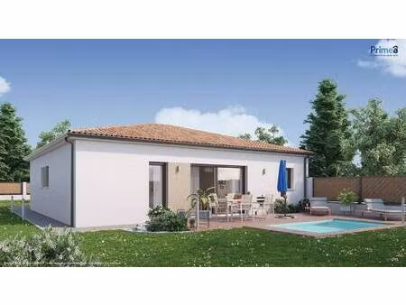 terrain avec maison neuve à vendre