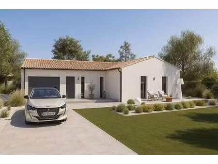 terrain avec maison neuve à vendre
