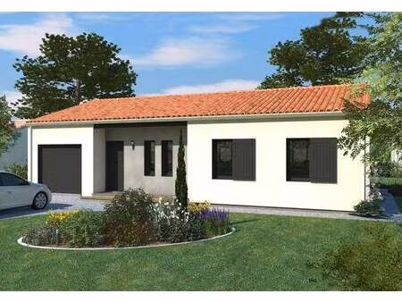 terrain avec maison neuve à vendre