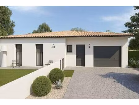 terrain avec maison neuve à vendre