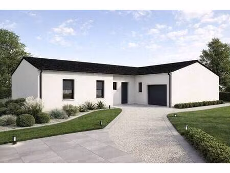 terrain avec maison neuve à vendre