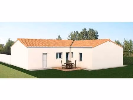 terrain avec maison neuve à vendre