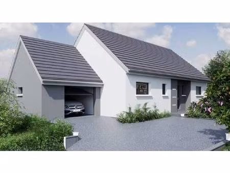 terrain avec maison neuve à vendre