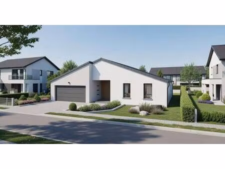 terrain avec maison neuve à vendre