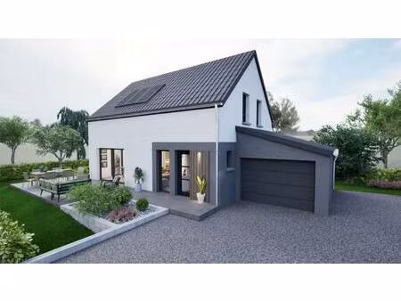 terrain avec maison neuve à vendre