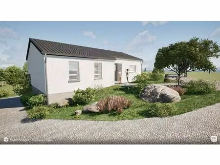 terrain avec maison neuve à vendre