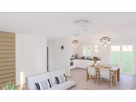 terrain avec maison neuve à vendre