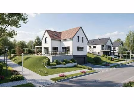 terrain avec maison neuve à vendre