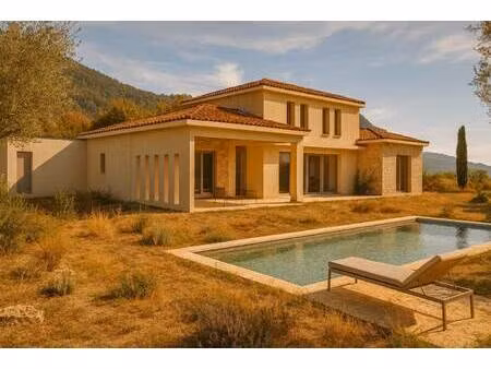 terrain avec maison neuve à vendre