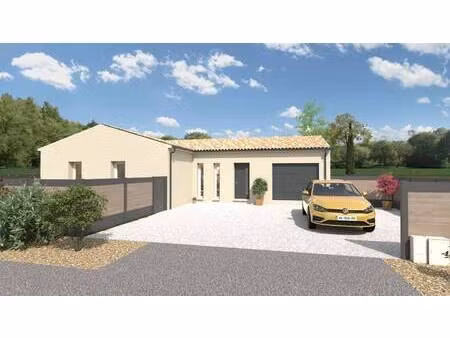 terrain avec maison neuve à vendre