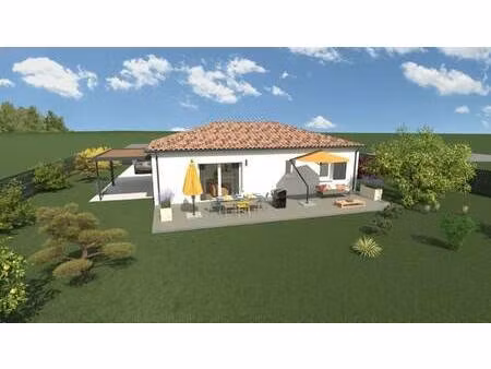 terrain avec maison neuve à vendre
