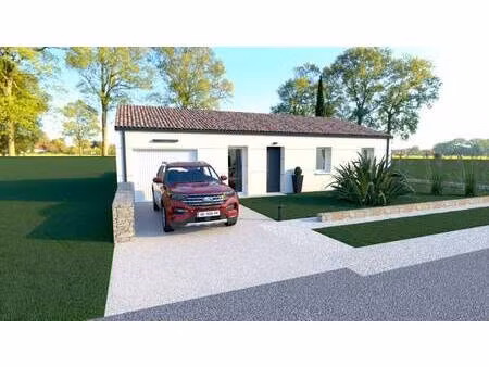 terrain avec maison neuve à vendre