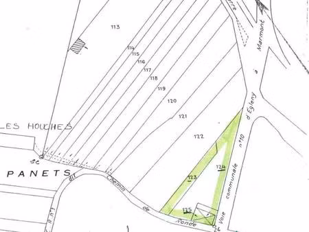 terrain constructible à vendre